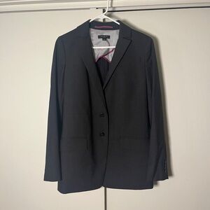 Ann Taylor Dark Charcoal Blazer Sz 6